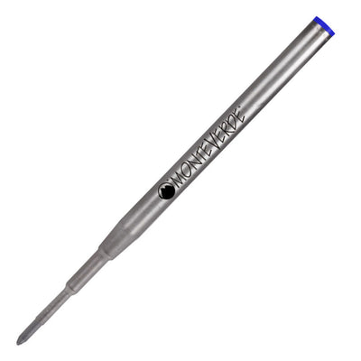Monteverde Ball Pen Refill for Montblanc - Medium - Blue - Pack of 2 1