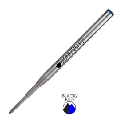 Monteverde Ball Pen Refill for Montblanc - Medium - Blue Black - Pack of 2 2