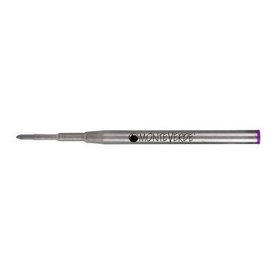 Monteverde Ball Pen Refill for Montblanc - Medium - Purple - Pack of 2 3