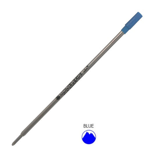 Monteverde Ball Pen Refill for S.T. Dupont - Medium - Blue - Pack of 2