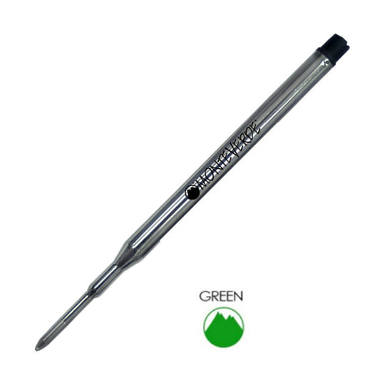 Monteverde Ball Pen Refill for Sheaffer - Medium - Green - Pack of 2