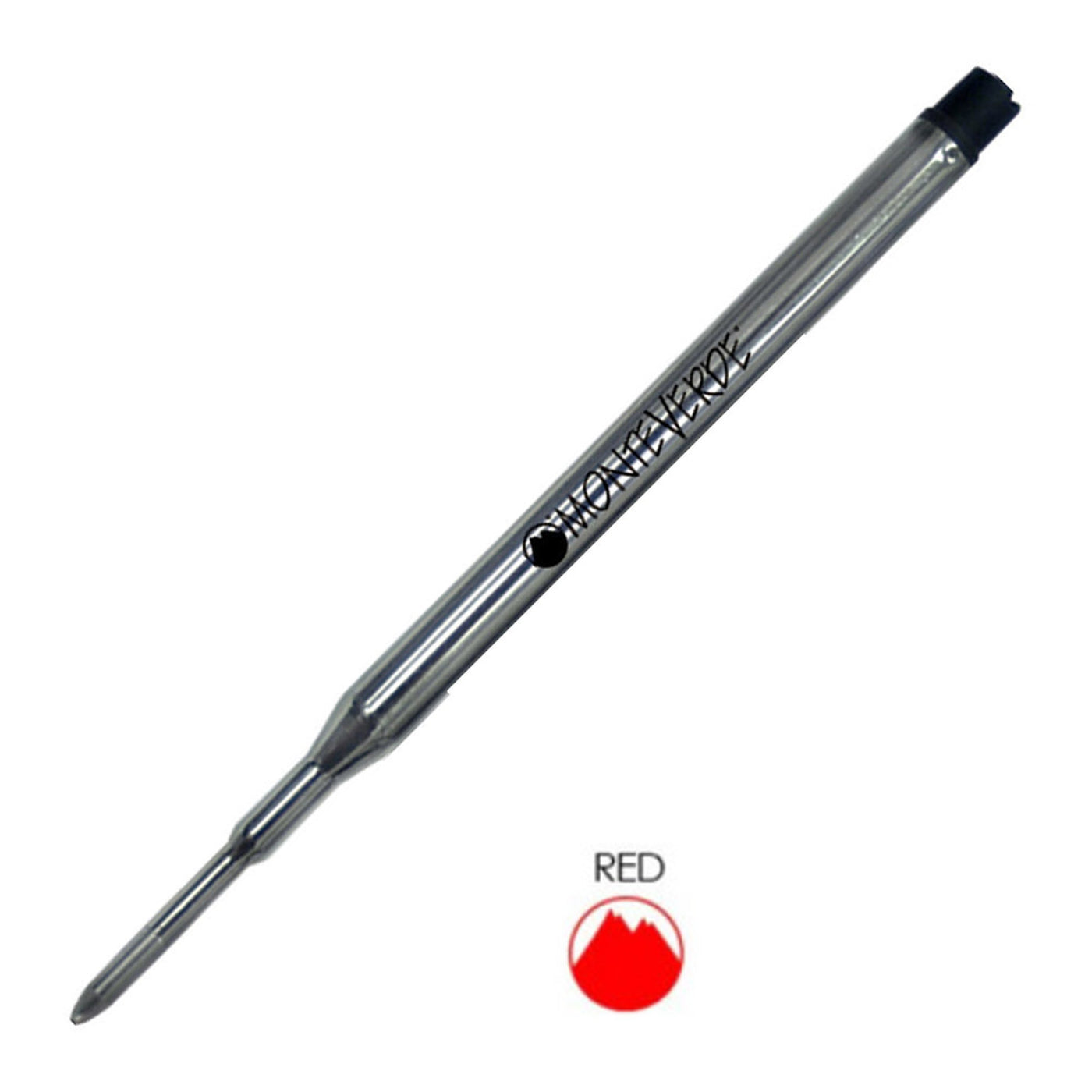  Monteverde Ball Pen Refill for Sheaffer - Medium - Red - Pack of 2 1