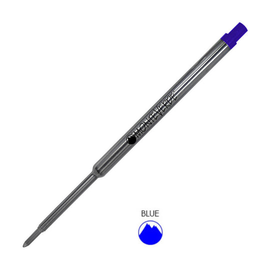 Monteverde Ball Pen Refill for Waterman - Medium - Blue - Pack of 2