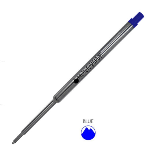Monteverde Ceramic Gel Ball Pen Refill for Waterman - Fine - Blue - Pack of 2