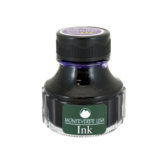 Monteverde Gemstone Amethyst Ink Bottle, Purple - 90ml