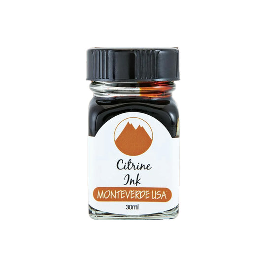 Monteverde Gemstone Citrine Ink Bottle, Orange - 30ml
