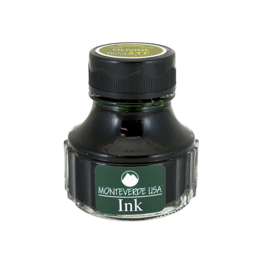 Monteverde Gemstone Olivine Ink Bottle, Green - 90ml