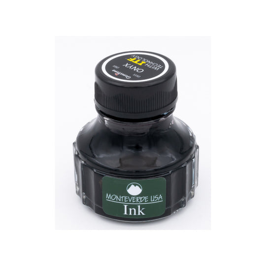 Monteverde Gemstone Onyx Ink Bottle, Black - 90ml