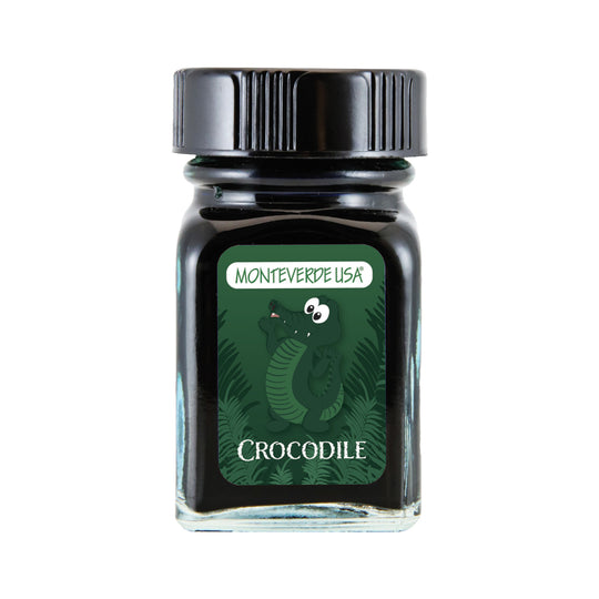 Monteverde Jungle Crocodile Ink Bottle, Green - 30ml