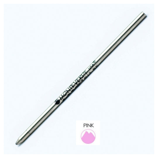 Monteverde Mini Ball Pen Refill for Multi Pen - Medium - Pink - Pack of 4