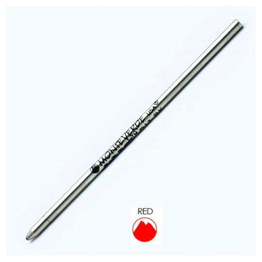 Monteverde Mini Ball Pen Refill for Multi Pen - Medium - Red - Pack of 4