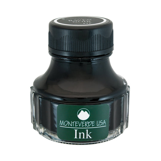 Monteverde Raven Noir Ink Bottle, Black - 90ml