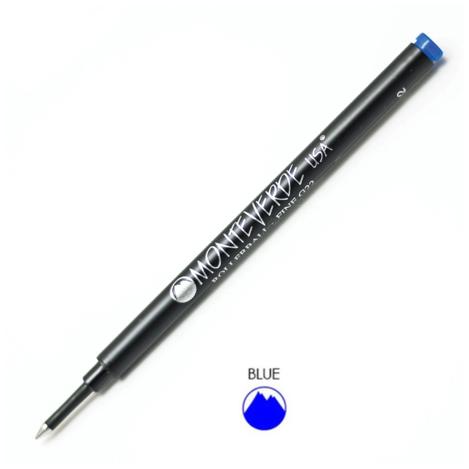 Monteverde Roller Ball Pen Refill Fine Blue Pack of 2 Makoba