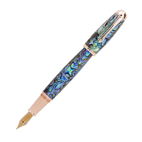 Monteverde Super Mega Abalone 14K Gold Fountain Pen - Rosegold (Limited Edition)