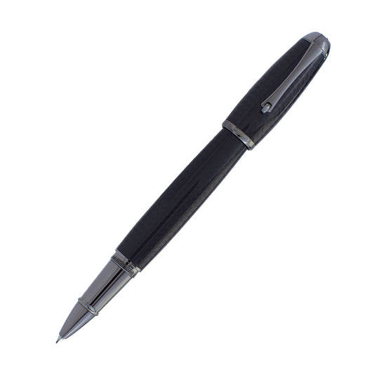 Monteverde Super Mega Carbon Fibre Roller Ball Pen - Black RT