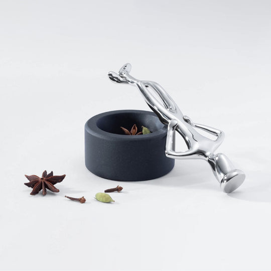 Mukul Goyal Mortar & Pestle Headbanger - Stainless Steel