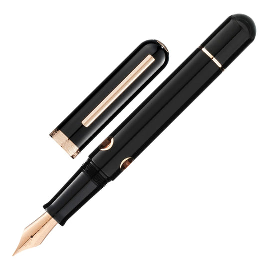 Nahvalur Nautilus Fountain Pen - Cephalopod Black RGT