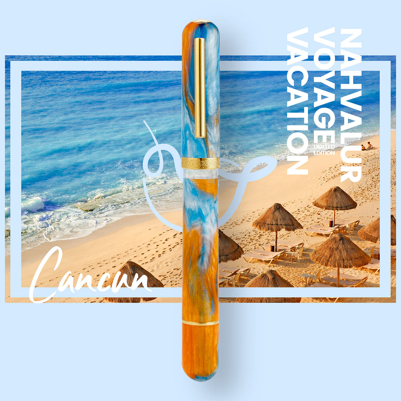 Nahvalur Voyage Vacation Fountain Pen - Cancun (Limited Edition) 6