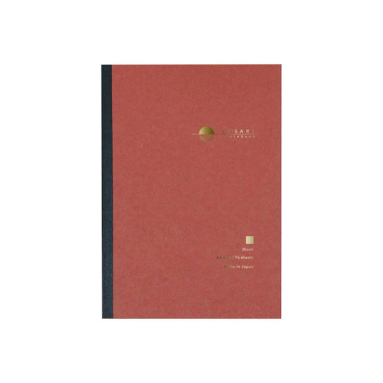 Nakabayashi Yu-Sari Fountain Pen Friendly Notebook, Rust - Unruled