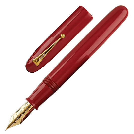 Namiki Urushi No.50 (Emperor Size) Fountain Pen, Vermilion Red - 18K Gold Nib