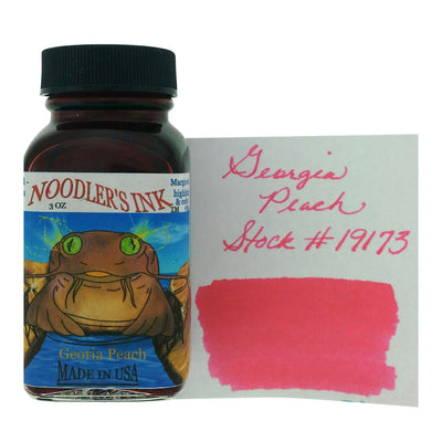 Noodler's 19173 Georgia Peach Highlighter Ink Bottle Pink - 88ml