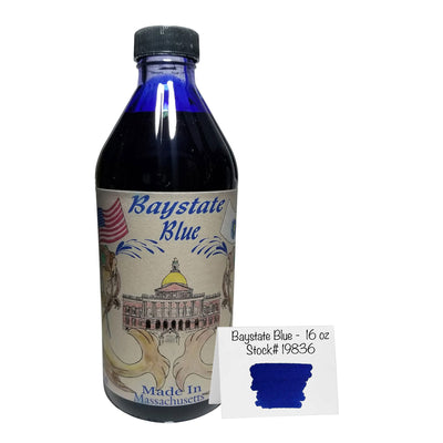 Noodler's 19836 Baystate Blue Ink Bottle - 475ml