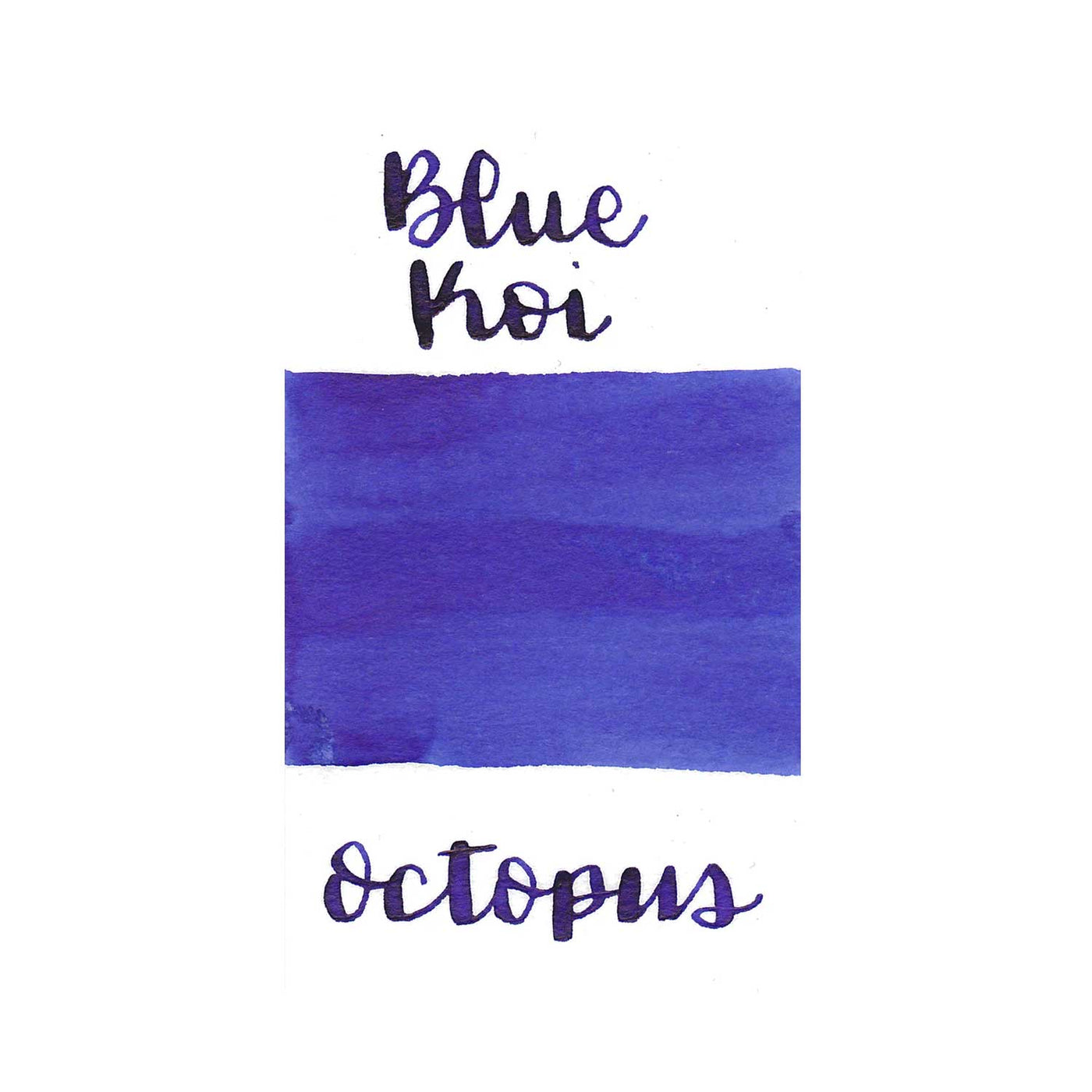  Octopus Write & Draw Ink Bottle Blue Koi - 50ml 2