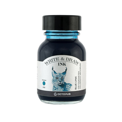 Octopus Write & Draw Ink Bottle Blue Lynx - 50ml 1