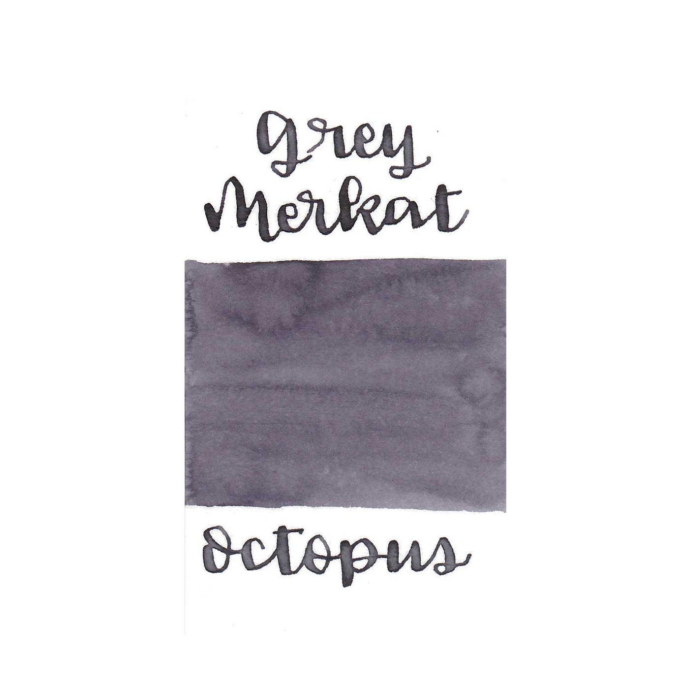 Octopus Write & Draw Ink Bottle Grey Merkat - 50ml 2