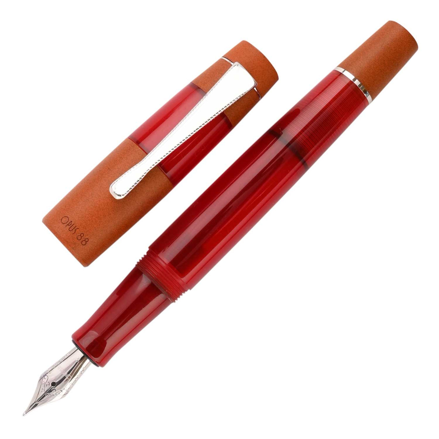 Opus 88 Koloro Fountain Pen - Red 1