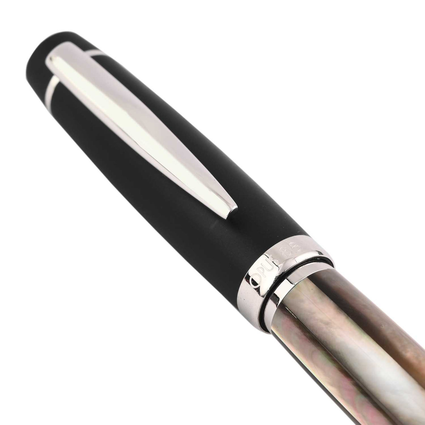 Opus 88 Shell Fountain Pen - Black Mother of Pearl 5
