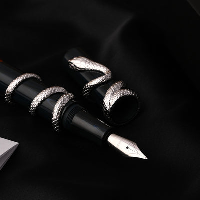 Opus 88 Zodiac Snake Fountain Pen - Black 7
