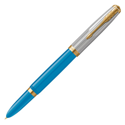 Parker 51 Premium Fountain Pen - Turquoise GT 1