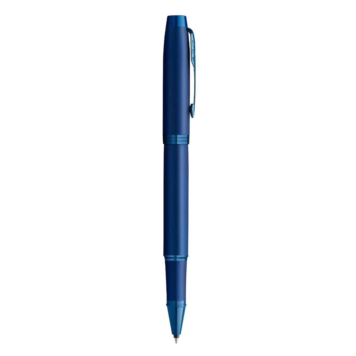 Parker IM Monochrome Roller Ball Pen - Blue PVD 2