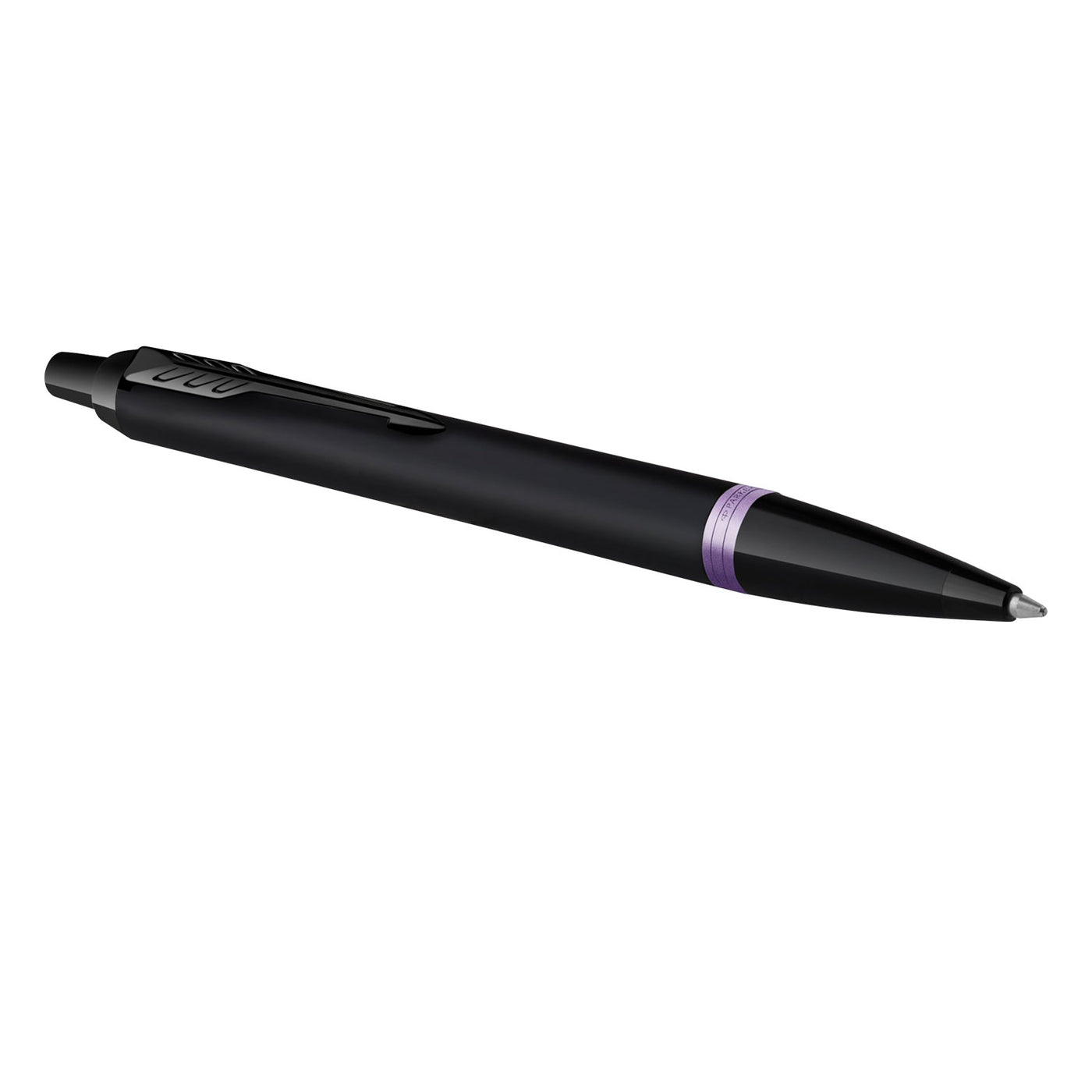 Parker IM Vibrant Rings Ball Pen - Amethyst Purple Black BT 3