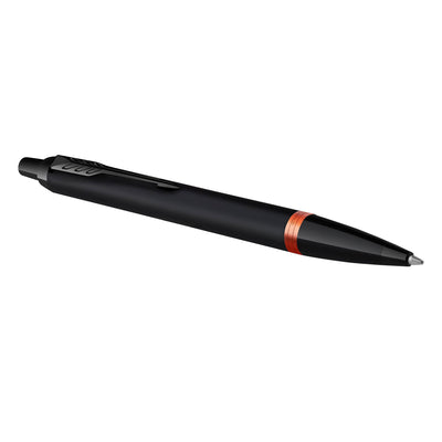 Parker IM Vibrant Rings Ball Pen - Flame Orange Black BT 4