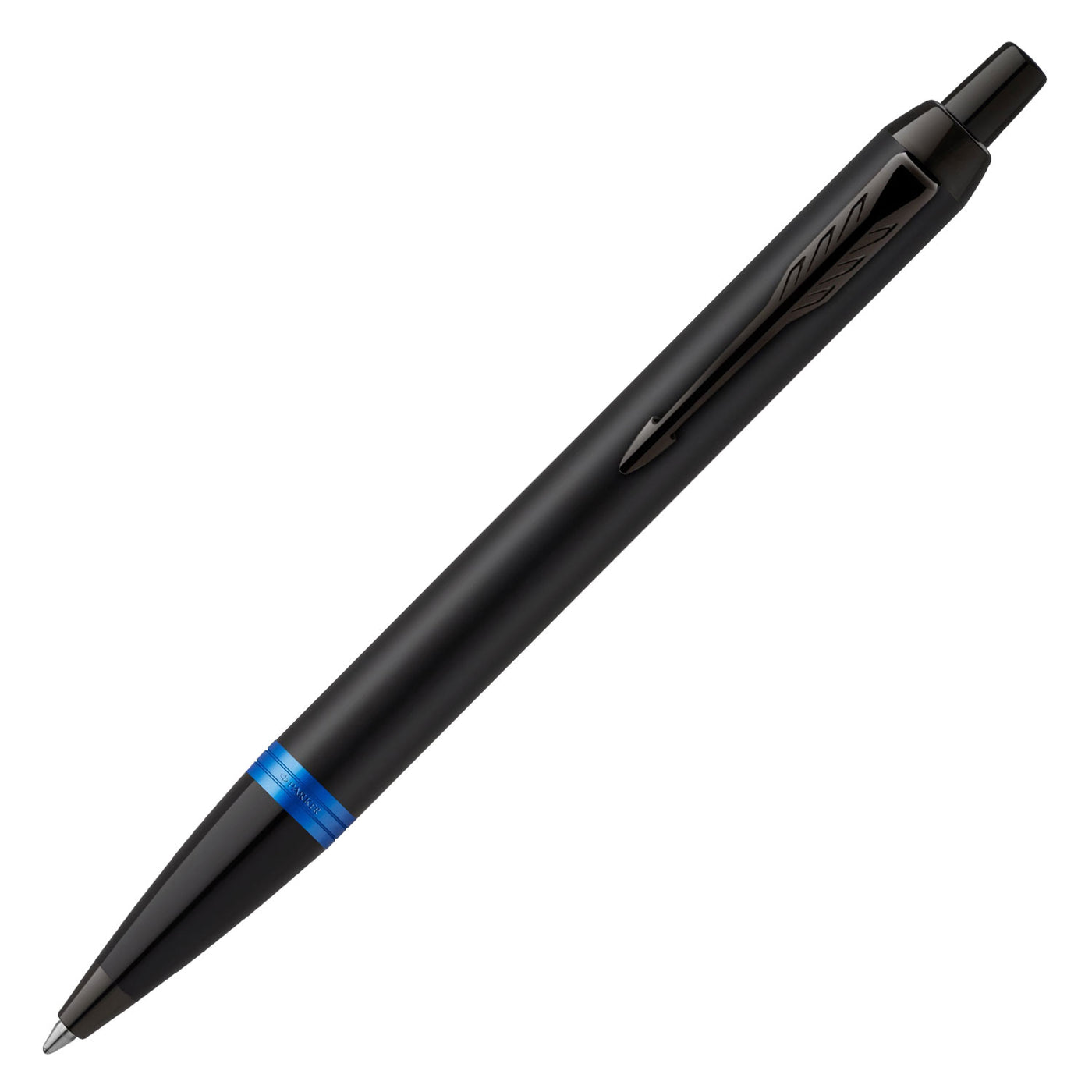 Parker IM Vibrant Rings Ball Pen - Marine Blue Black BT 1