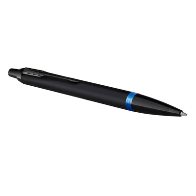 Parker IM Vibrant Rings Ball Pen - Marine Blue Black BT 4
