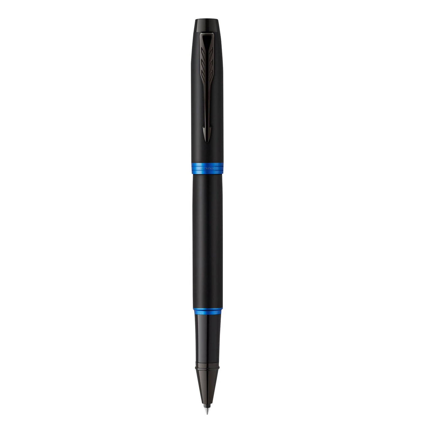 Parker IM Vibrant Rings Roller Ball Pen - Marine Blue Black BT 4