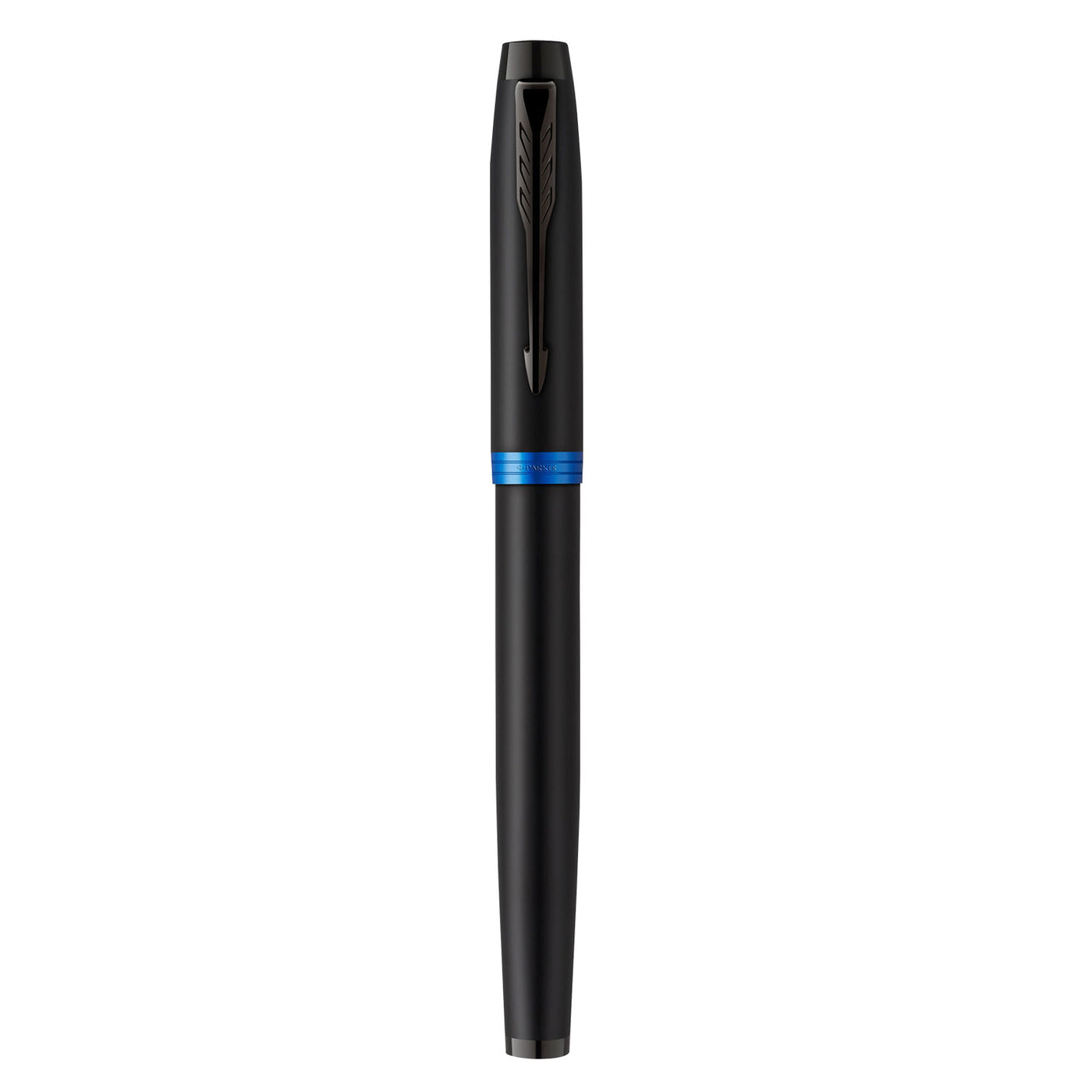 Parker IM Vibrant Rings Roller Ball Pen - Marine Blue Black BT 6