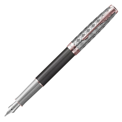 Parker Sonnet Premium Fountain Pen - Metal & Grey RGT 1