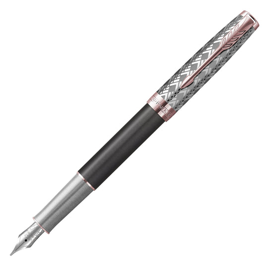 Parker Sonnet Premium Fountain Pen - Metal & Grey RGT
