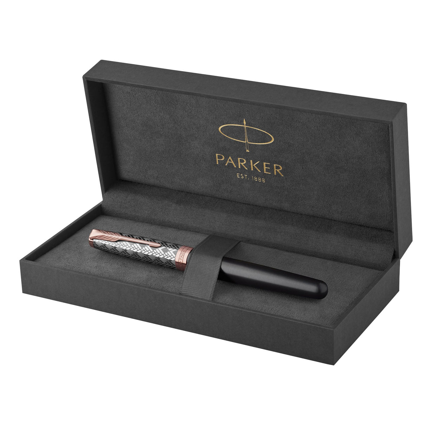 Parker Sonnet Premium Fountain Pen - Metal & Grey RGT 5