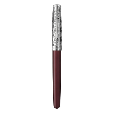 Parker Sonnet Premium Fountain Pen - Metal & Red CT 4