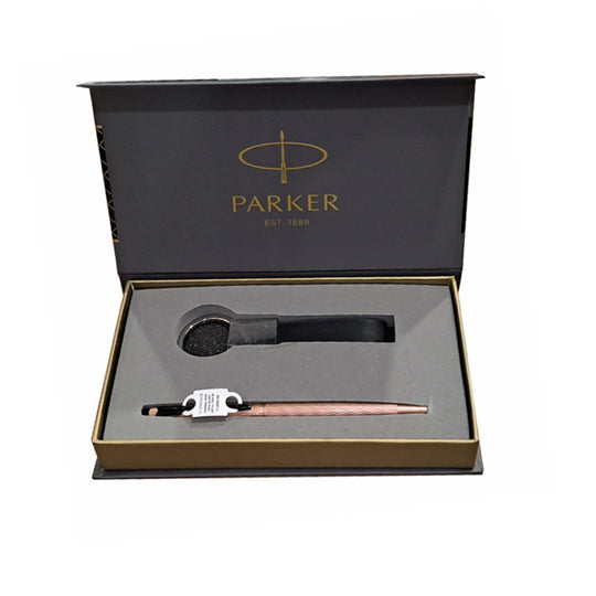Parker Gift Set - Insignia Rose Gold BT Ball Pen with Key Chain