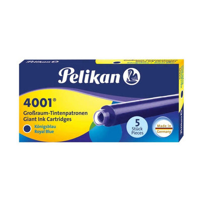 Pelikan 4001 Large Ink Cartridge Pack of 5 Royal Blue 1