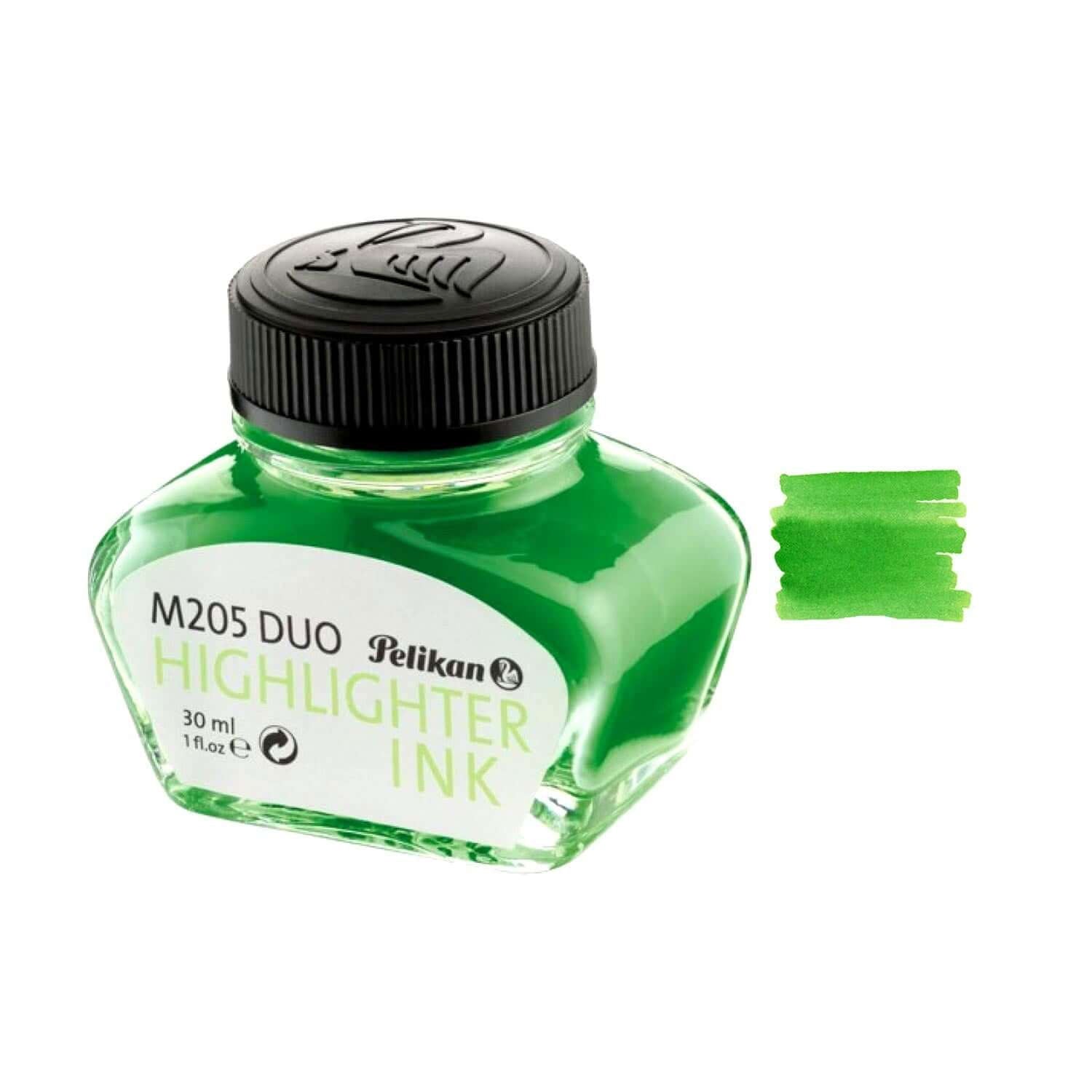 Pelikan Duo Green Highlighter Ink Bottle 30ml Shop Online Pelikan