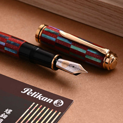 Pelikan M1000 Fountain Pen - Raden Red Infinity (Limited Edition) 11