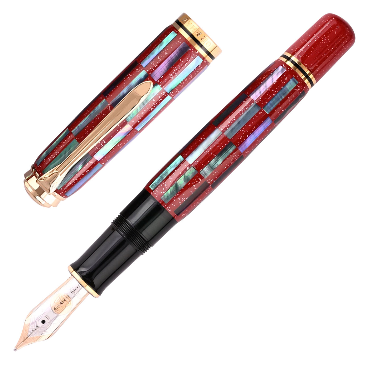 Pelikan M1000 Fountain Pen - Raden Red Infinity (Limited Edition) 1