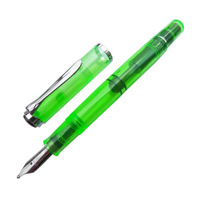 Pelikan M205 Fountain Pen Duo Highlighter Green (Special Edition) Steel Nib 1